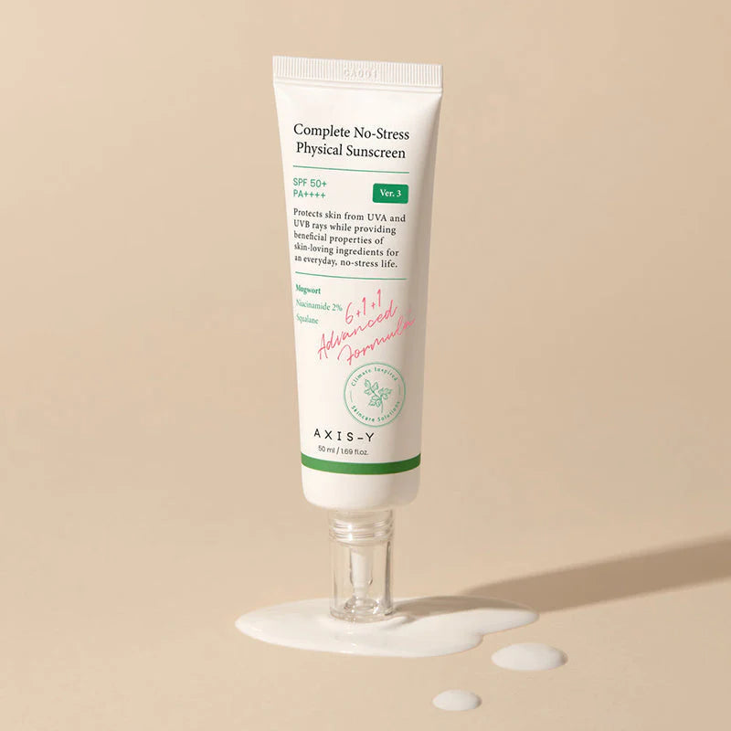 AXIS-Y Complete No-Stress Physical Sunscreen SPF50+ PA++++ 50 ml