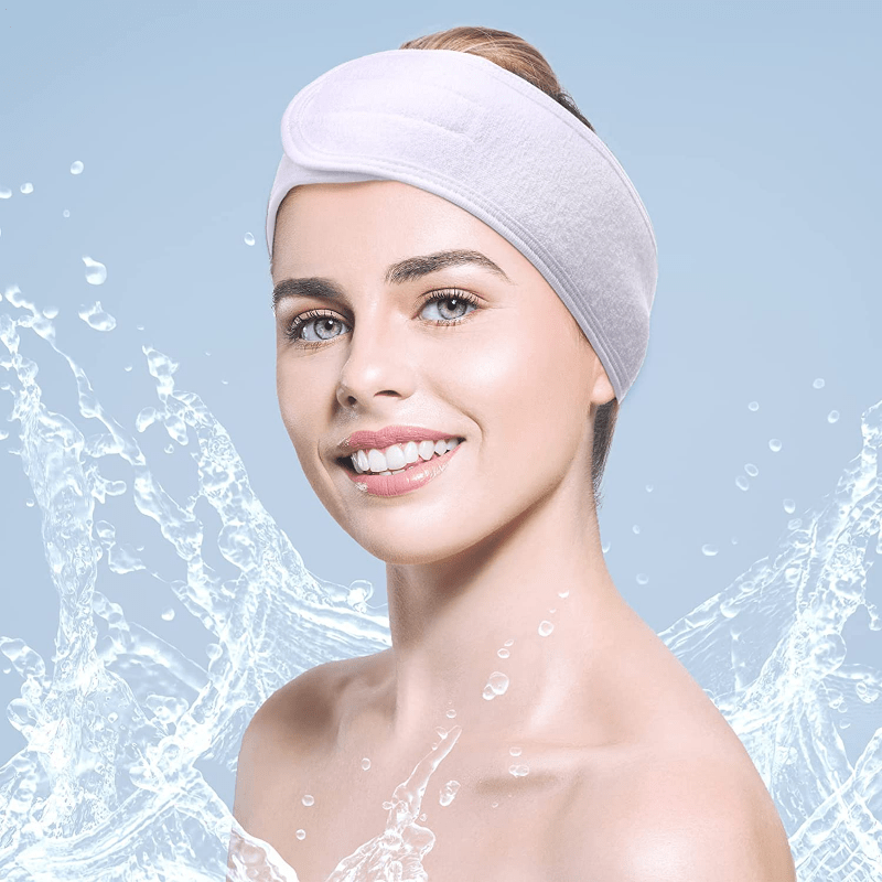 Spa Stirnband für Skincare und Make-Up 1 St. in Weiß