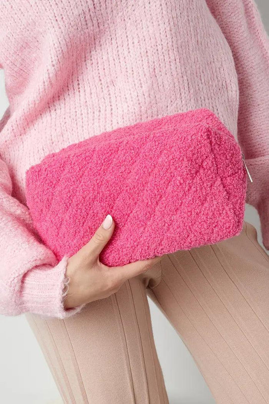 Kulturbeutel Teddy in Fuchsia