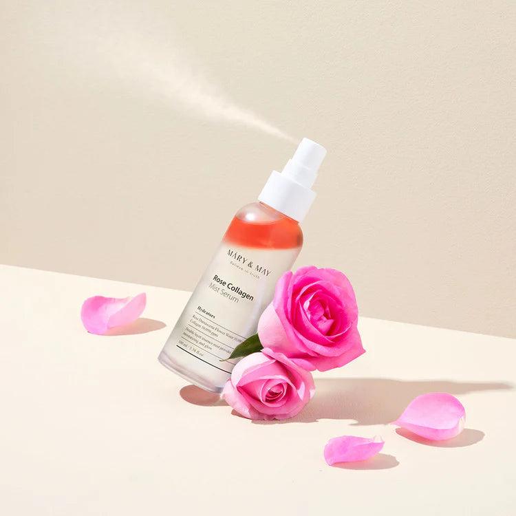 MARY&MAY Rose Collagen Mist Serum 100 ml - Senses Korean Skincare