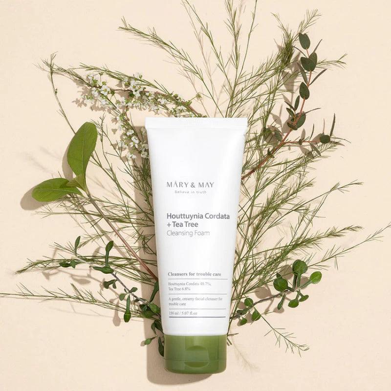 Mary & May Houttuynia Cordata + Tea Tree Cleansing Foam 150 ml