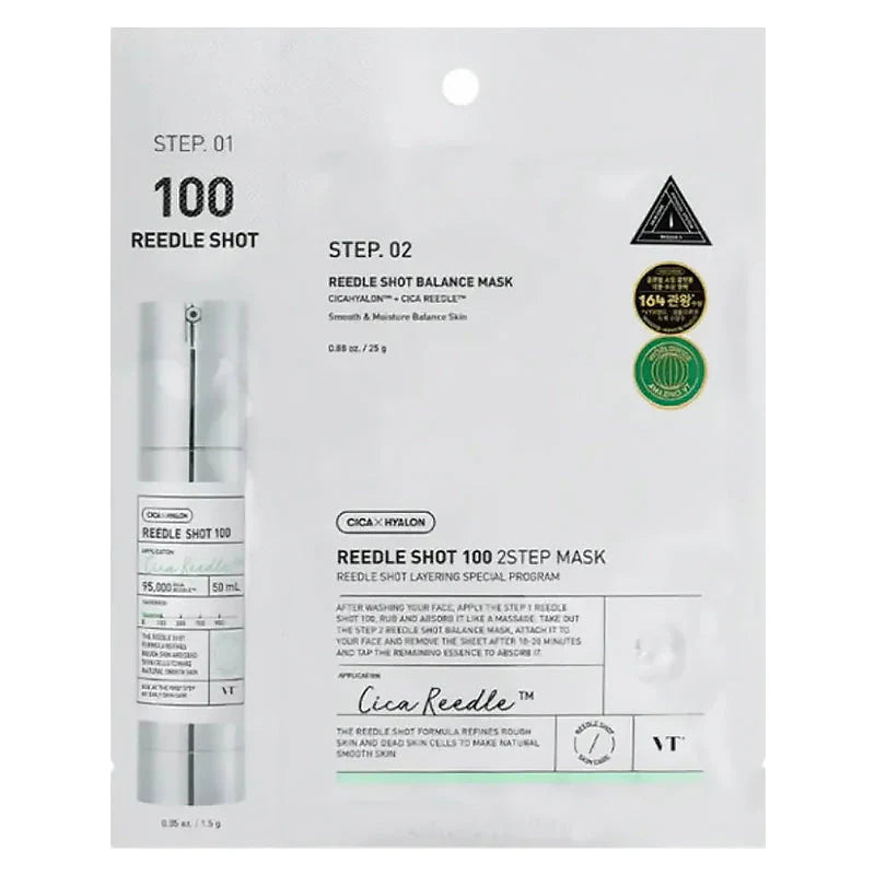 VT Cosmetics Reedle Shot 100 2-Step Mask