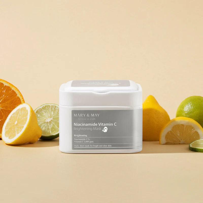 MARY&MAY Niacinamide Vitamin C Brightening Mask 30 Stk. Gesichtsmaske Mary & May