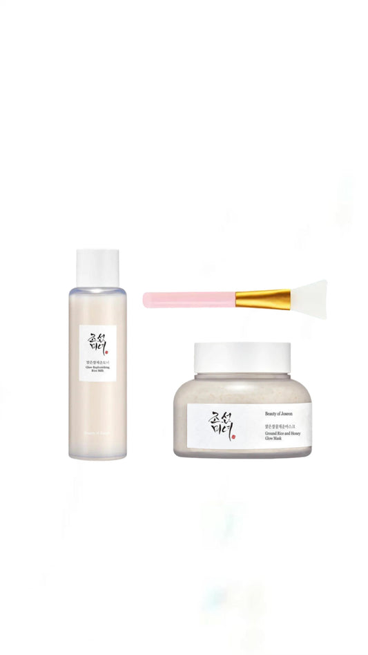 Beauty of Joseon Glow Replenishing Rice Milk & Ground Rice and Honey Glow Mask Set
