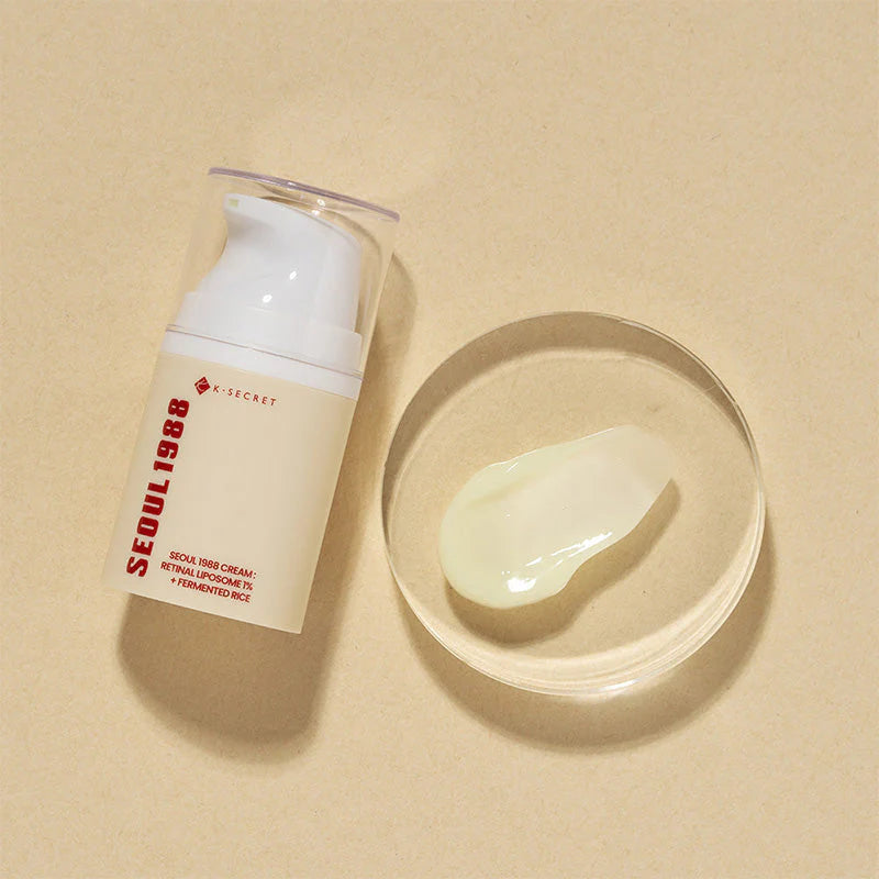 KSECRET Seoul 1988 Cream: Retinal Liposome 1% + Fermented Rice 50 ml